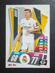 Картка Topps Тоні Кроос Реал Мадрид Ліга Чемпіонів 2020/21