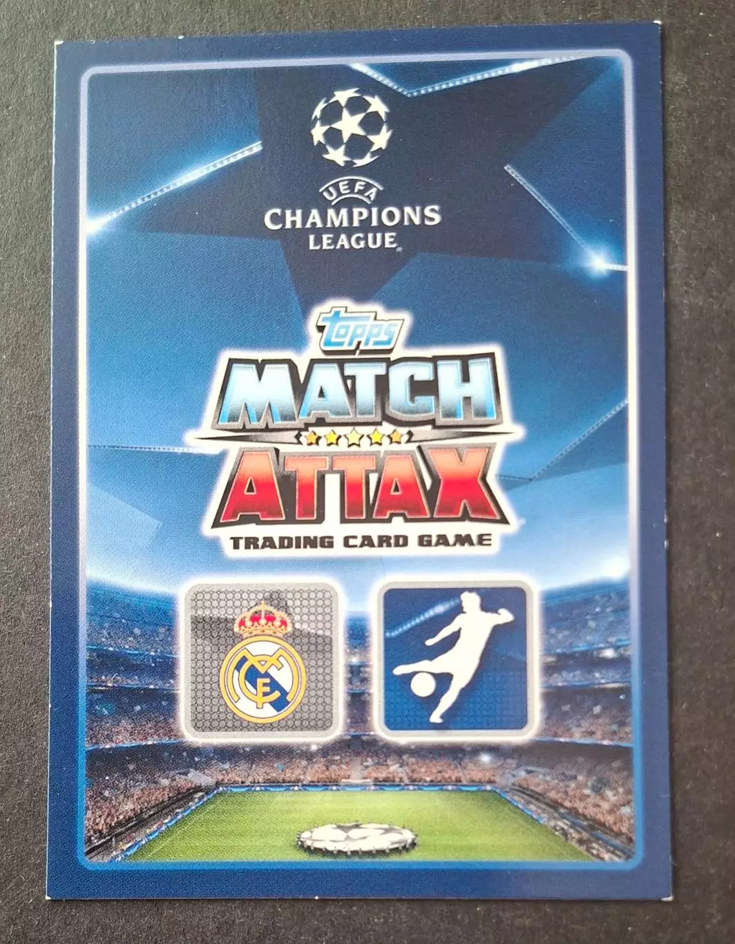 Картка Topps Карім Бензема Реал Мадрид Ліга Чемпіонів 2015/16 1
