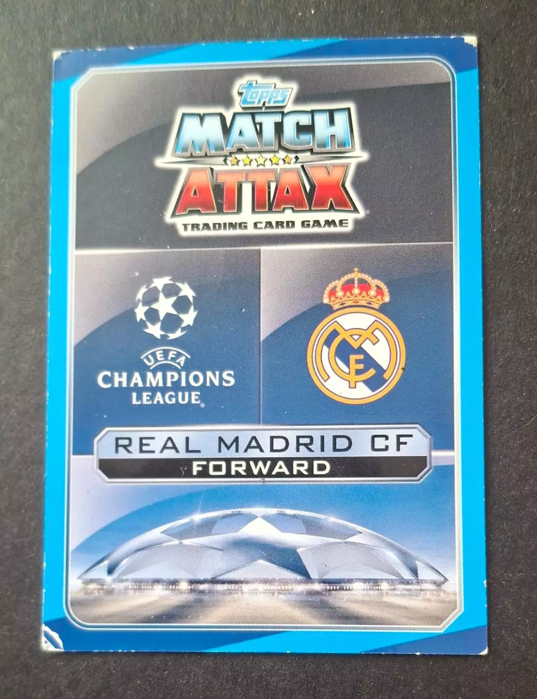 Картка Topps Карім Бензема Реал Мадрид Ліга Чемпіонів 2016/17 1