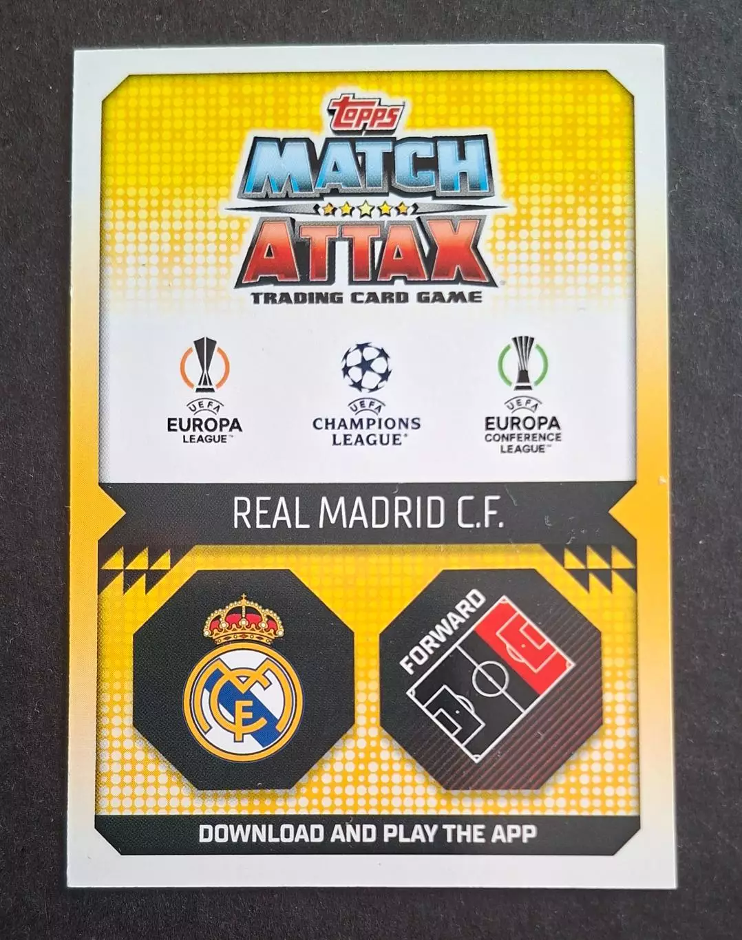 Картка Topps Карім Бензема Реал Мадрид Ліга Чемпіонів 2022/23 1
