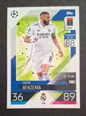 Картка Topps Карім Бензема Реал Мадрид Ліга Чемпіонів 2022/23