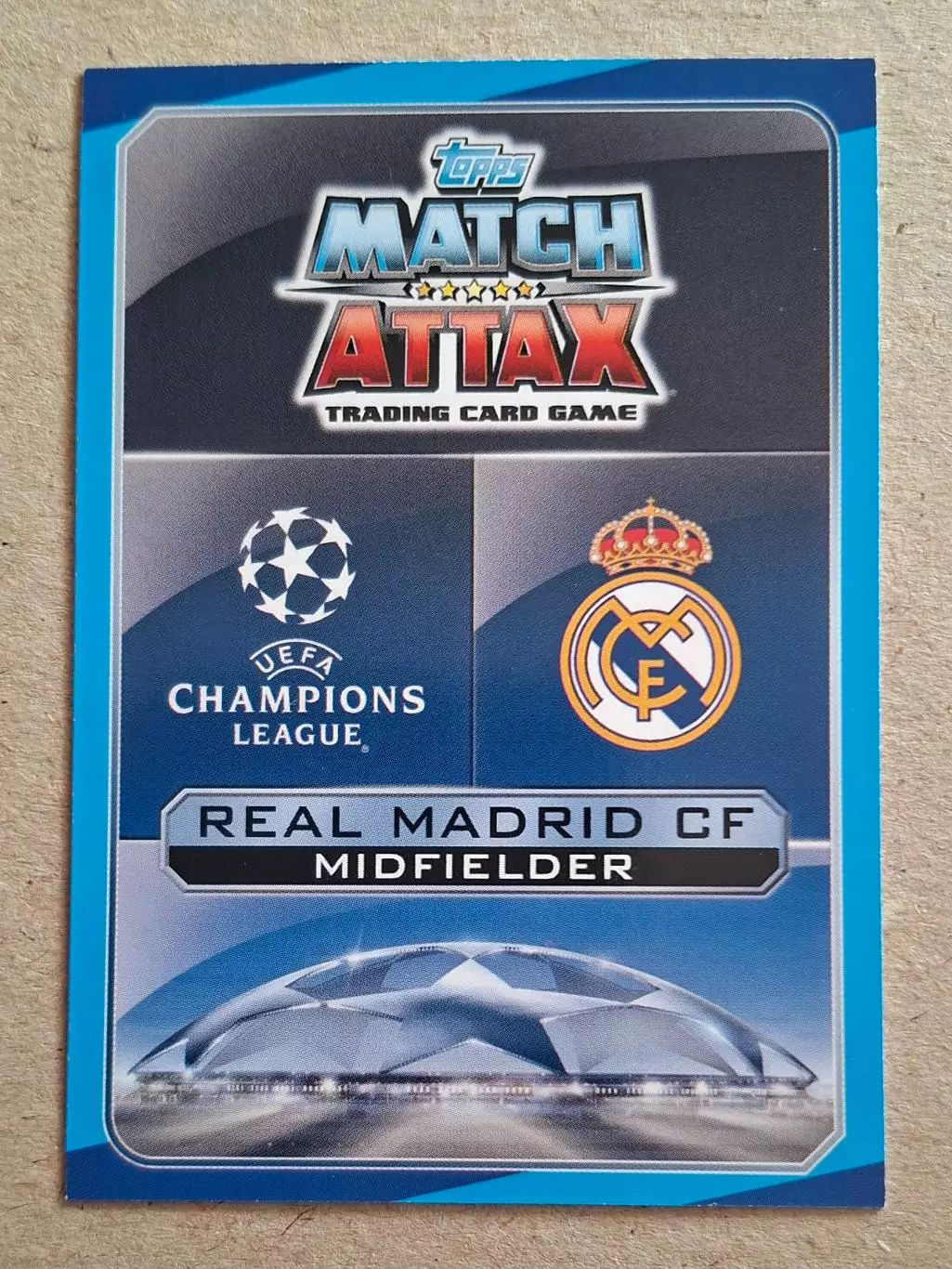 Картка Topps Лука Модрич Реал Мадрид Ліга Чемпіонів 2016/17 1