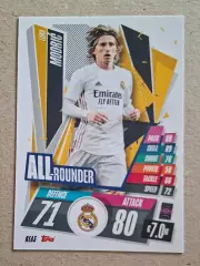 Картка Topps Лука Модрич Реал Мадрид Ліга Чемпіонів 2020/21