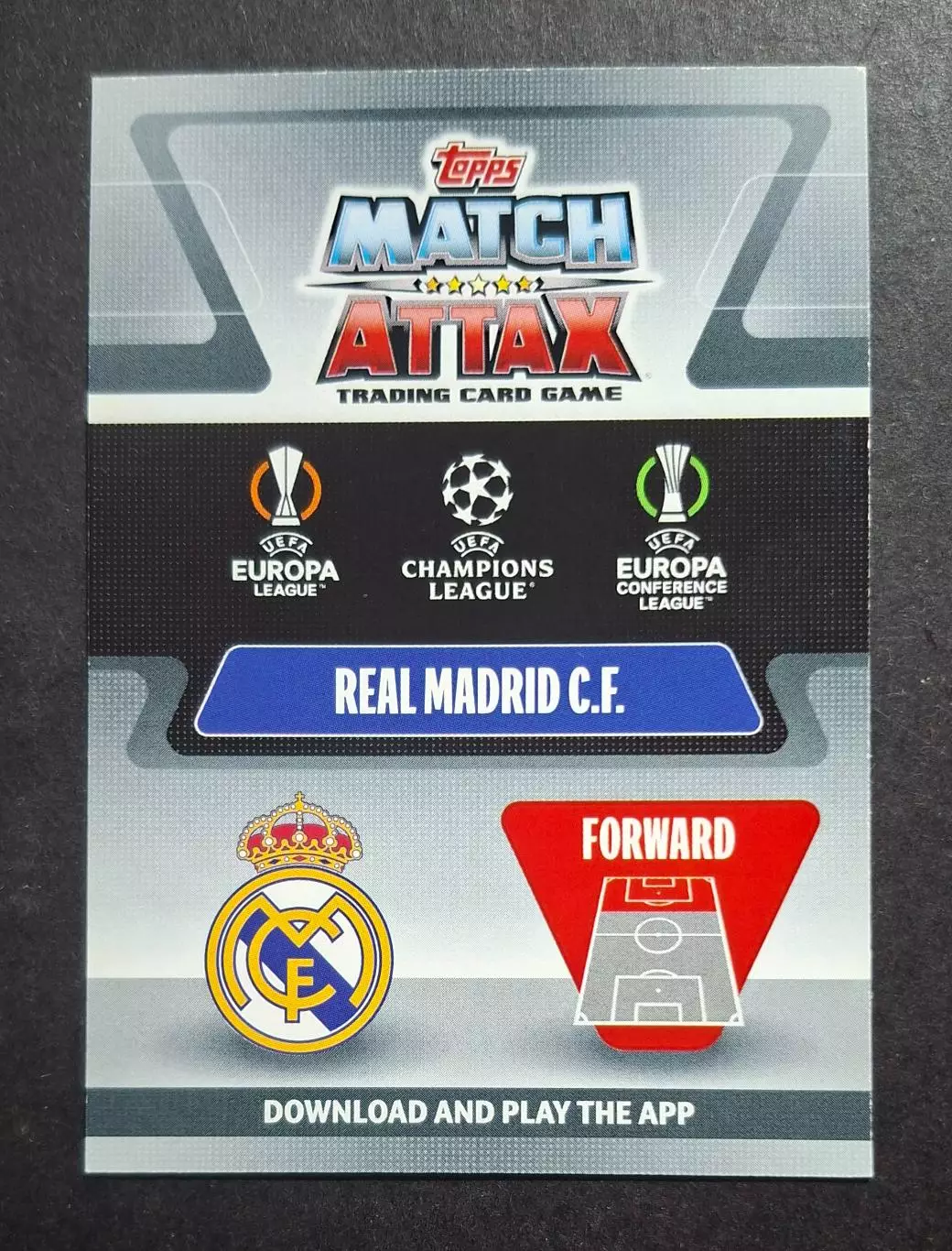 Картка Topps Родріго Реал Мадрид Ліга Чемпіонів 2021/22 1