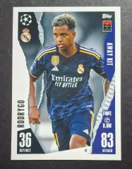 Картка Topps Родріго Реал Мадрид Ліга Чемпіонів 2023/24