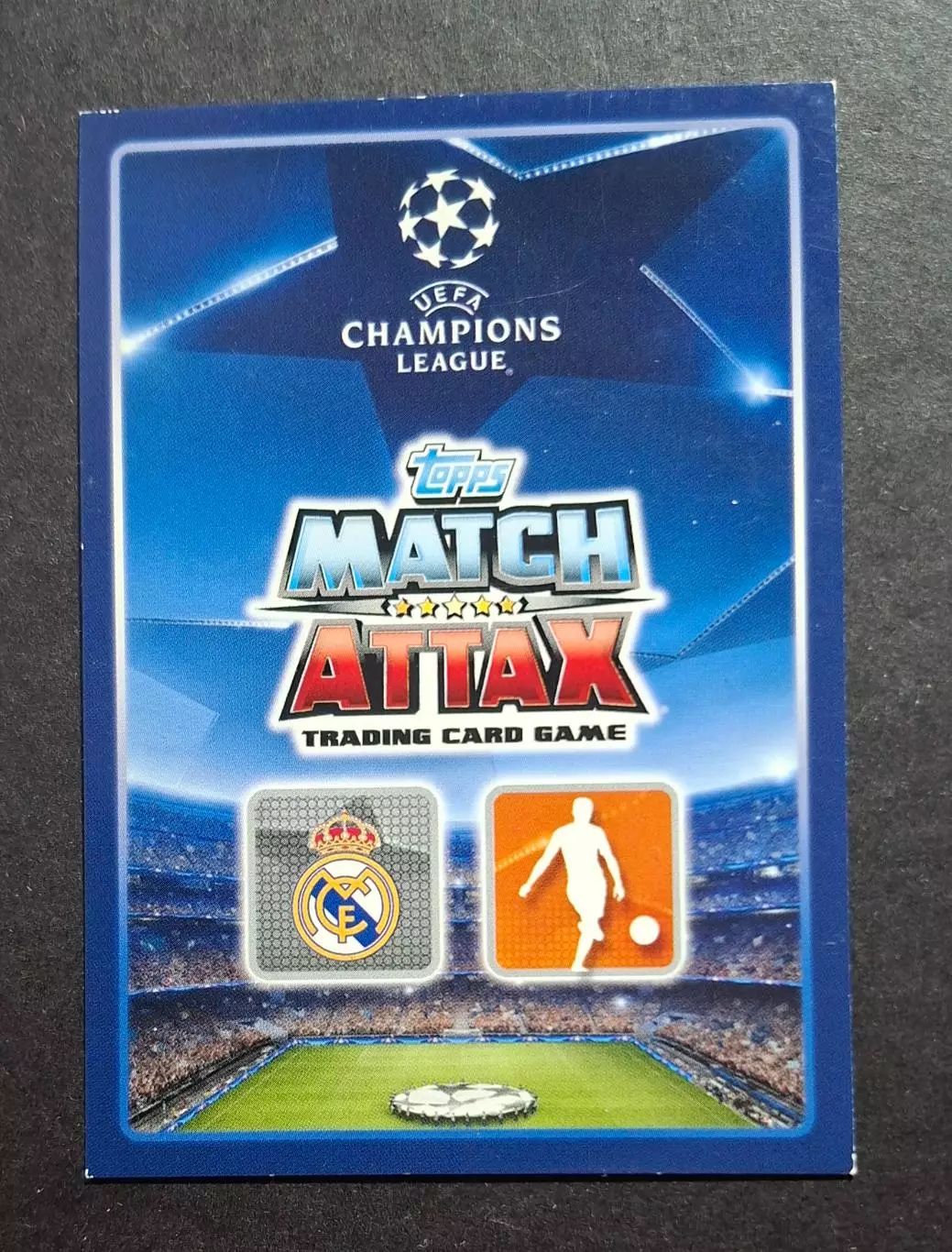 Картка Topps Гарет Бейл Реал Мадрид Ліга Чемпіонів 2015/16 1