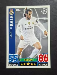 Картка Topps Гарет Бейл Реал Мадрид Ліга Чемпіонів 2015/16