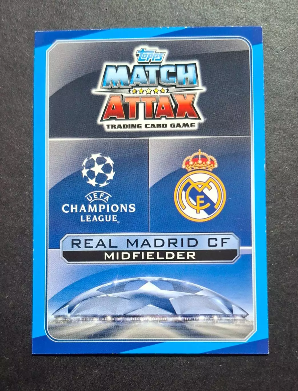 Картка Topps Гарет Бейл Реал Мадрид Ліга Чемпіонів 2016/17 1