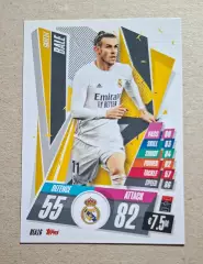 Картка Topps Гарет Бейл Реал Мадрид Ліга Чемпіонів 2020/21