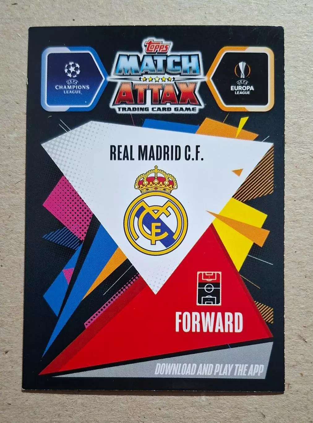 Картка Topps Вінісіус Жуніор Реал Мадрид Ліга Чемпіонів 2020/21 1