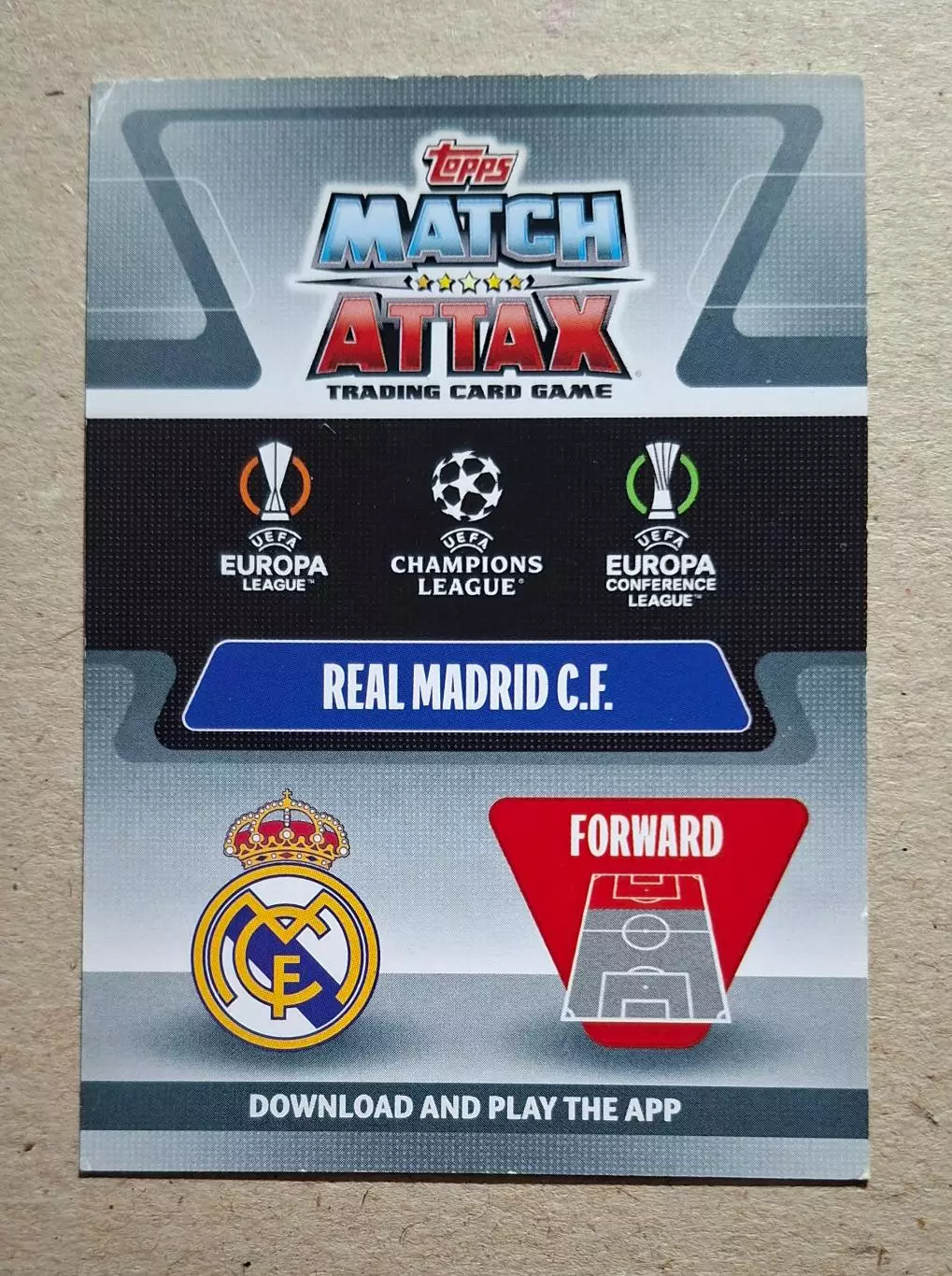 Картка Topps Вінісіус Жуніор Реал Мадрид Ліга Чемпіонів 2021/22 1