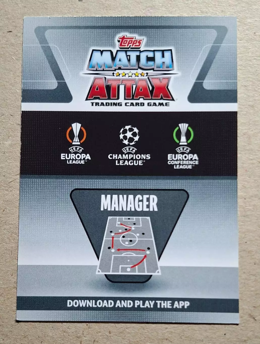 Картка Topps Карло Анчелотті Реал Мадрид Ліга Чемпіонів 2021/22 1