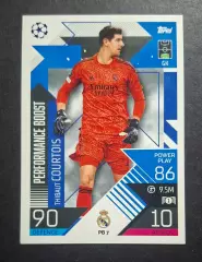 Картка Topps Тібо Куртуа Реал Мадрид Ліга Чемпіонів 2022/23