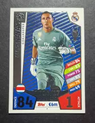 Картка Topps Кейлор Навас Реал Мадрид Ліга Чемпіонів 2017/18