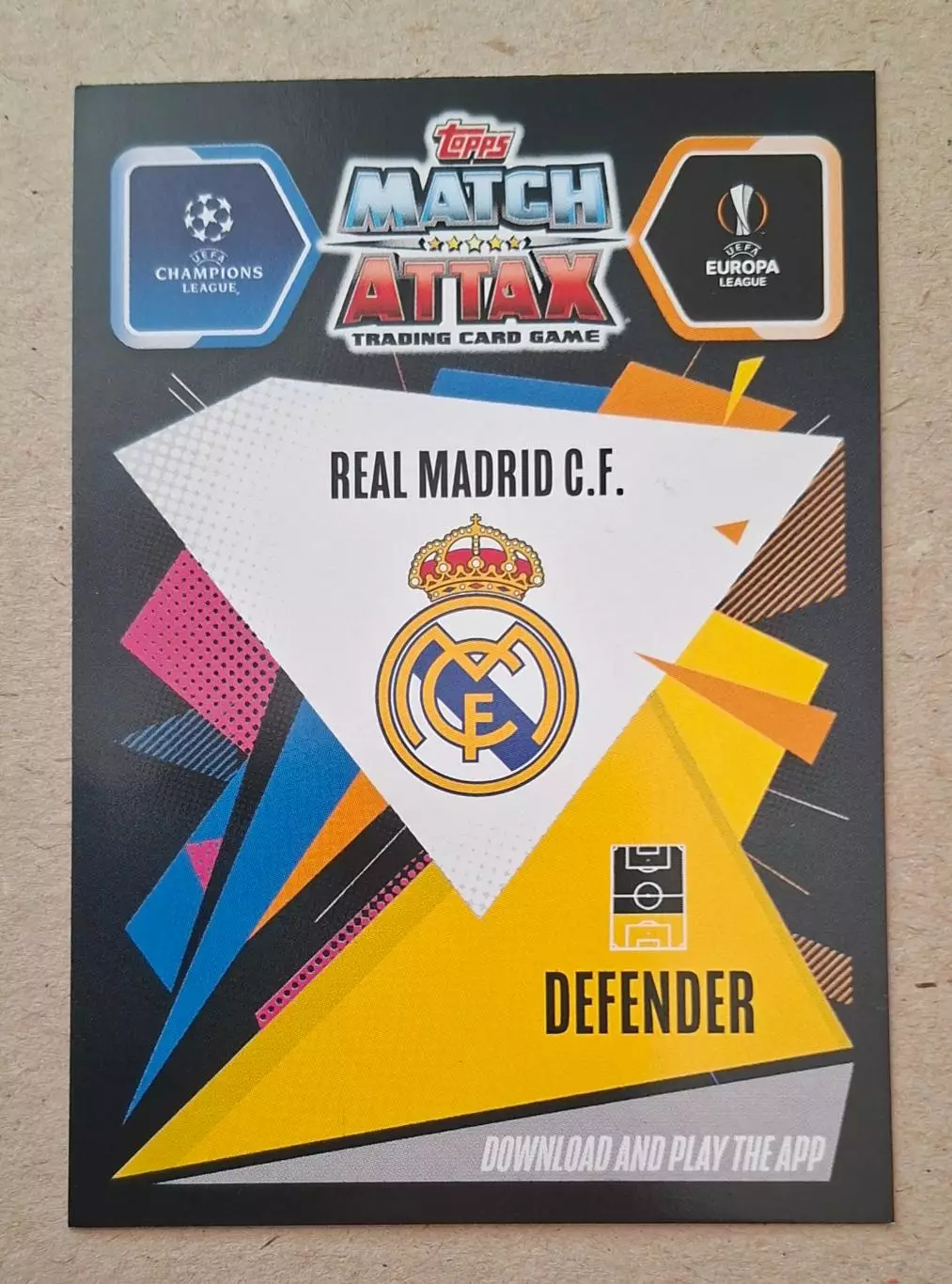 Картка Topps Ferland Mendy/Ферлан Менді Реал Мадрид Ліга Чемпіонів 2020/21 1
