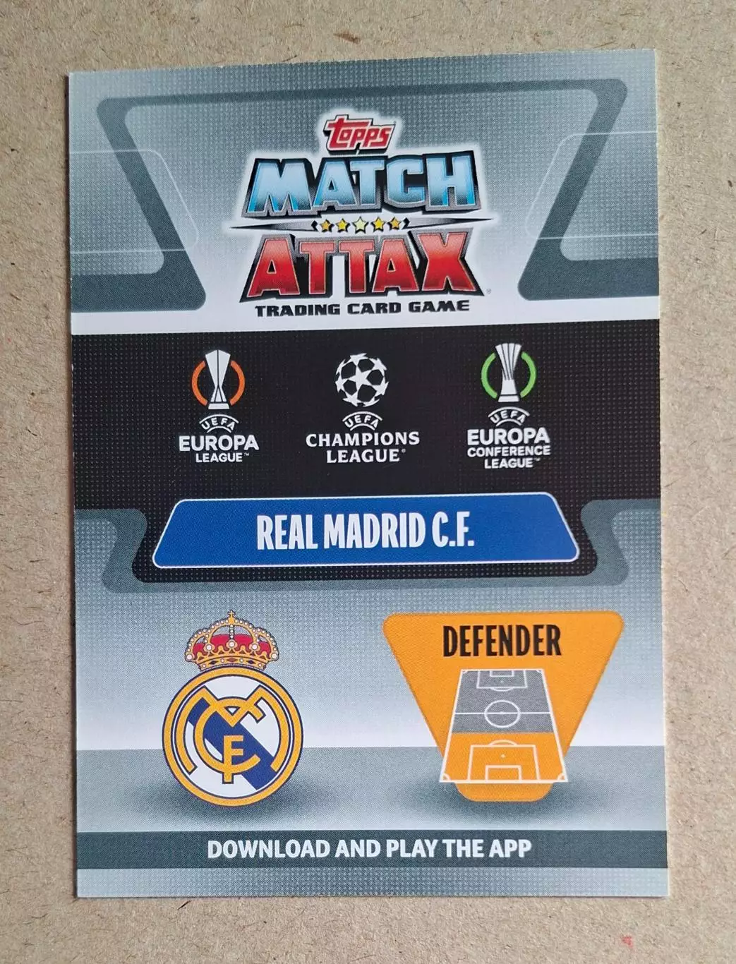 Картка Topps Ferland Mendy/Ферлан Менді Реал Мадрид Ліга Чемпіонів 2021/22 1