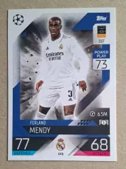 Картка Topps Ferland Mendy/Ферлан Менді Реал Мадрид Ліга Чемпіонів 2022/23