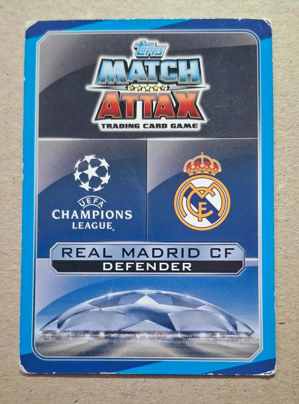 Картка Topps Carvajal / Карвахаль Реал Мадрид Ліга Чемпіонів 2016/17 1
