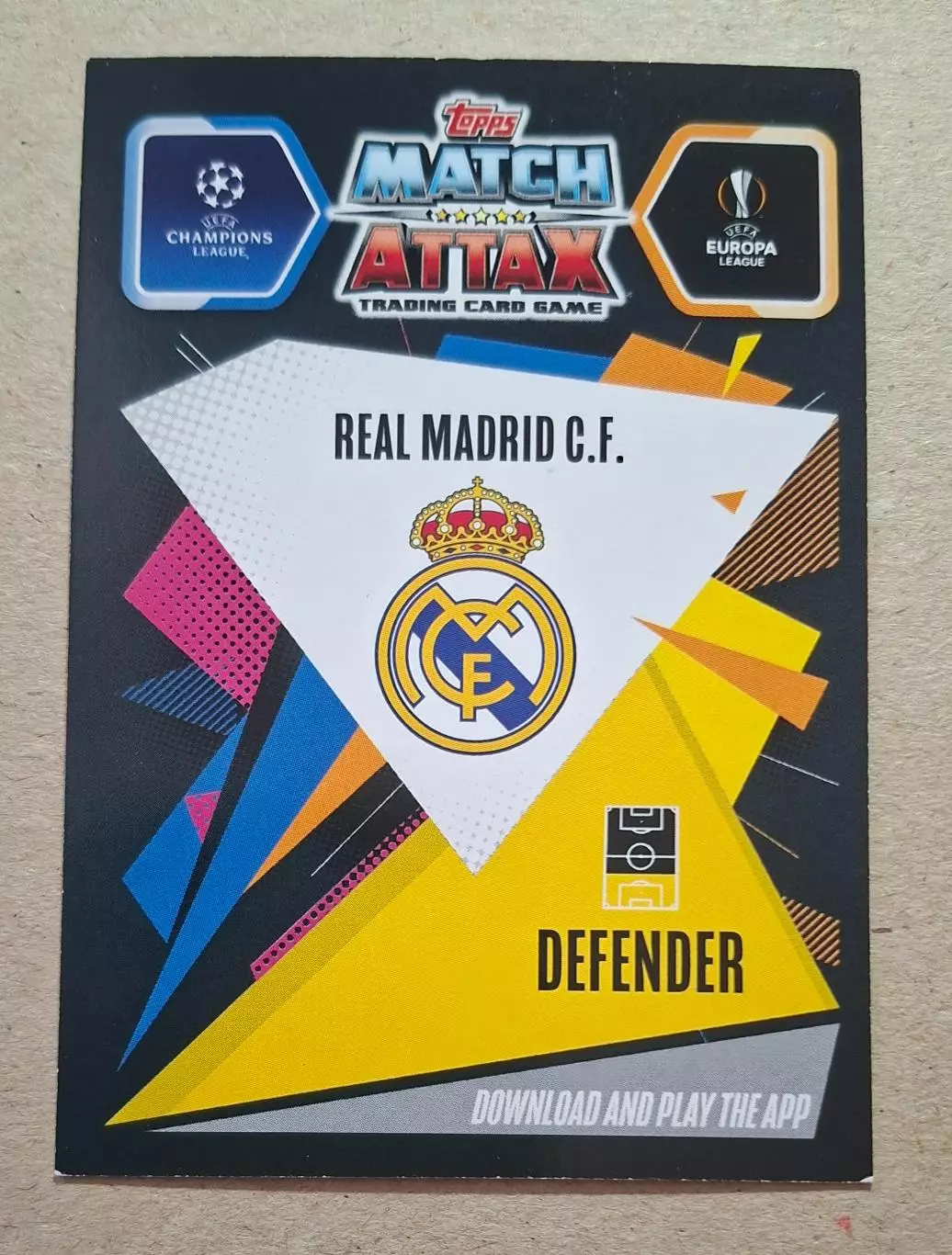 Картка Topps Carvajal / Карвахаль Реал Мадрид Ліга Чемпіонів 2020/21 1