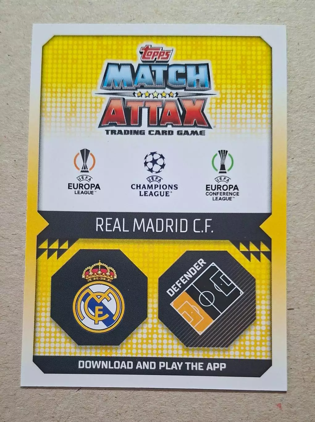 Картка Topps Carvajal / Карвахаль Реал Мадрид Ліга Чемпіонів 2022/23 1