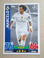 Картка Topps Марсело Реал Мадрид Ліга Чемпіонів 2015/16