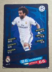 Картка Topps Марсело Реал Мадрид Ліга Чемпіонів 2016/17