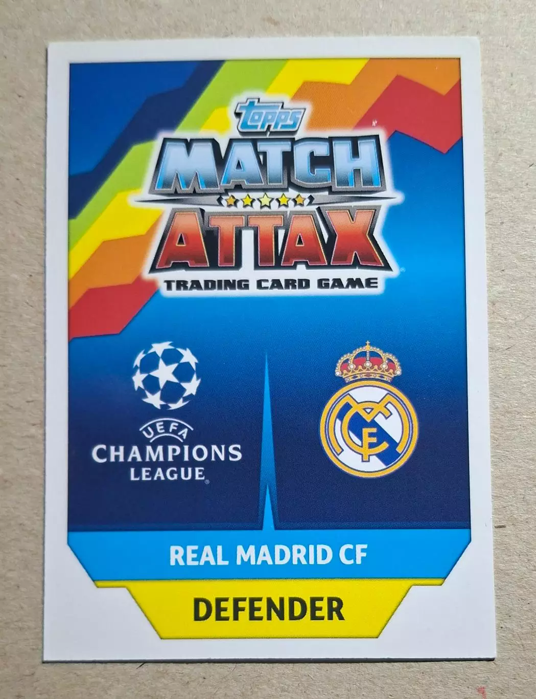 Картка Topps Марсело Реал Мадрид Ліга Чемпіонів 2017/18 1