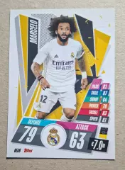 Картка Topps Марсело Реал Мадрид Ліга Чемпіонів 2020/21