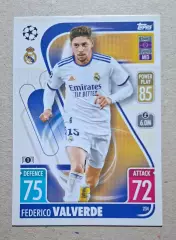 Картка Topps Valverde / Вальверде Реал Мадрид Ліга Чемпіонів 2021/22
