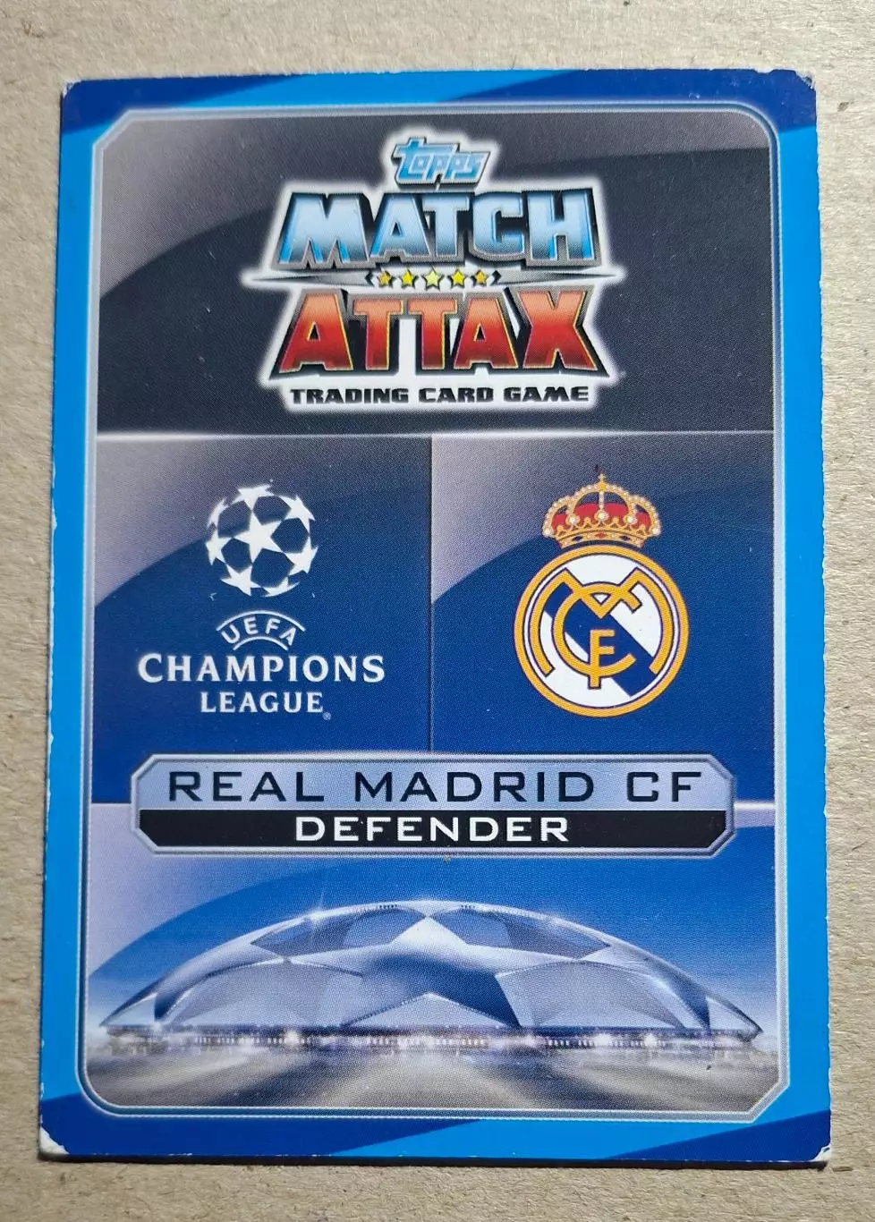 Картка Topps Pepe / Пепе Реал Мадрид Ліга Чемпіонів 2016/17 1