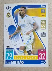 Картка Topps Militao/ Мілітао Реал Мадрид Ліга Чемпіонів 2021/22