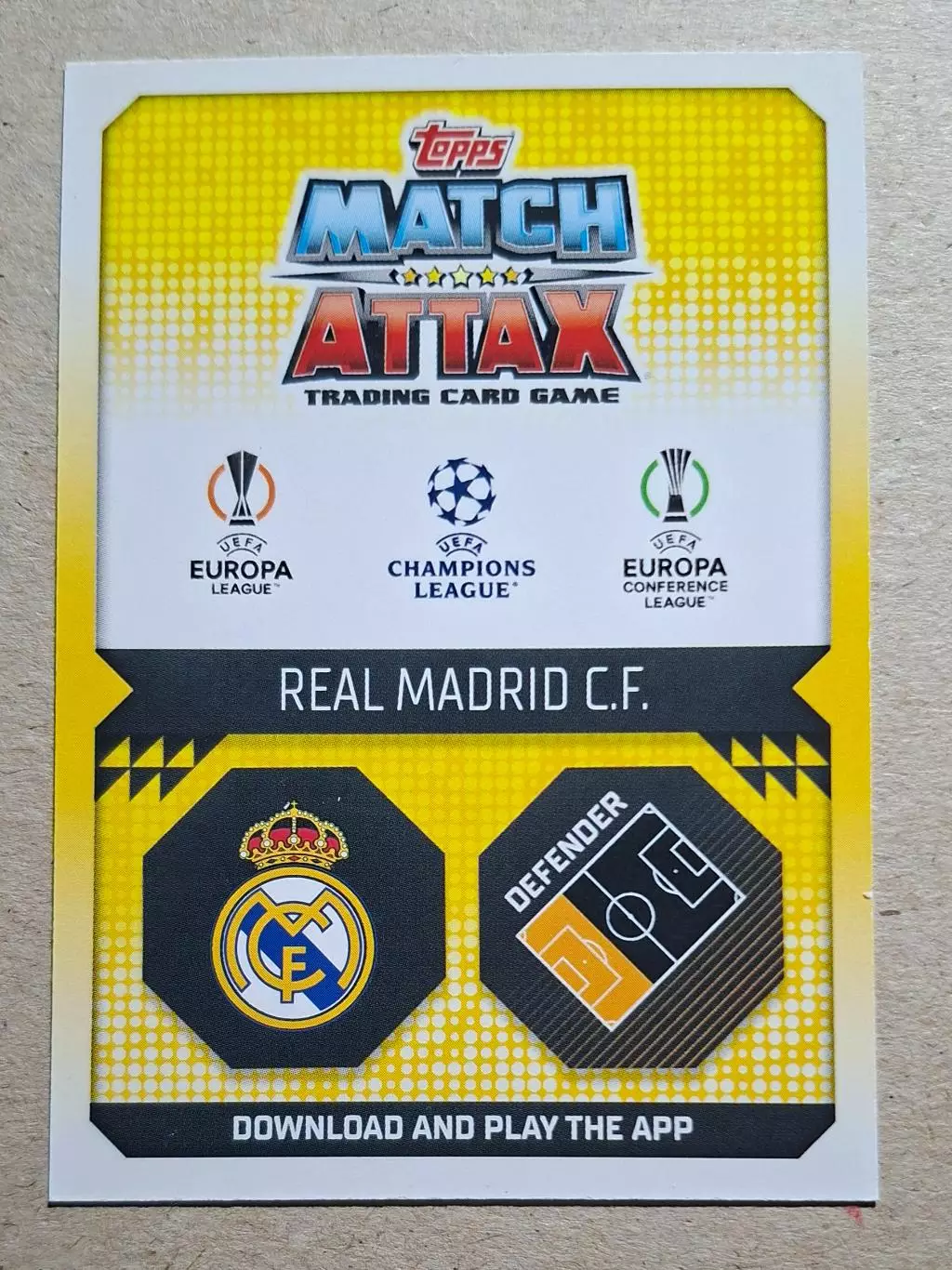 Картка Topps Militao/ Мілітао Реал Мадрид Ліга Чемпіонів 2022/23 1