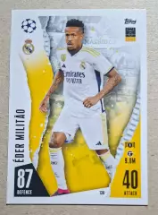 Картка Topps Militao/ Мілітао Реал Мадрид Ліга Чемпіонів 2023/24