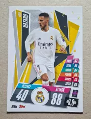 Картка Topps Hazard /Азар Реал Мадрид Ліга Чемпіонів 2020/21