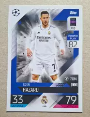 Картка Topps Hazard /Азар Реал Мадрид Ліга Чемпіонів 2022/23