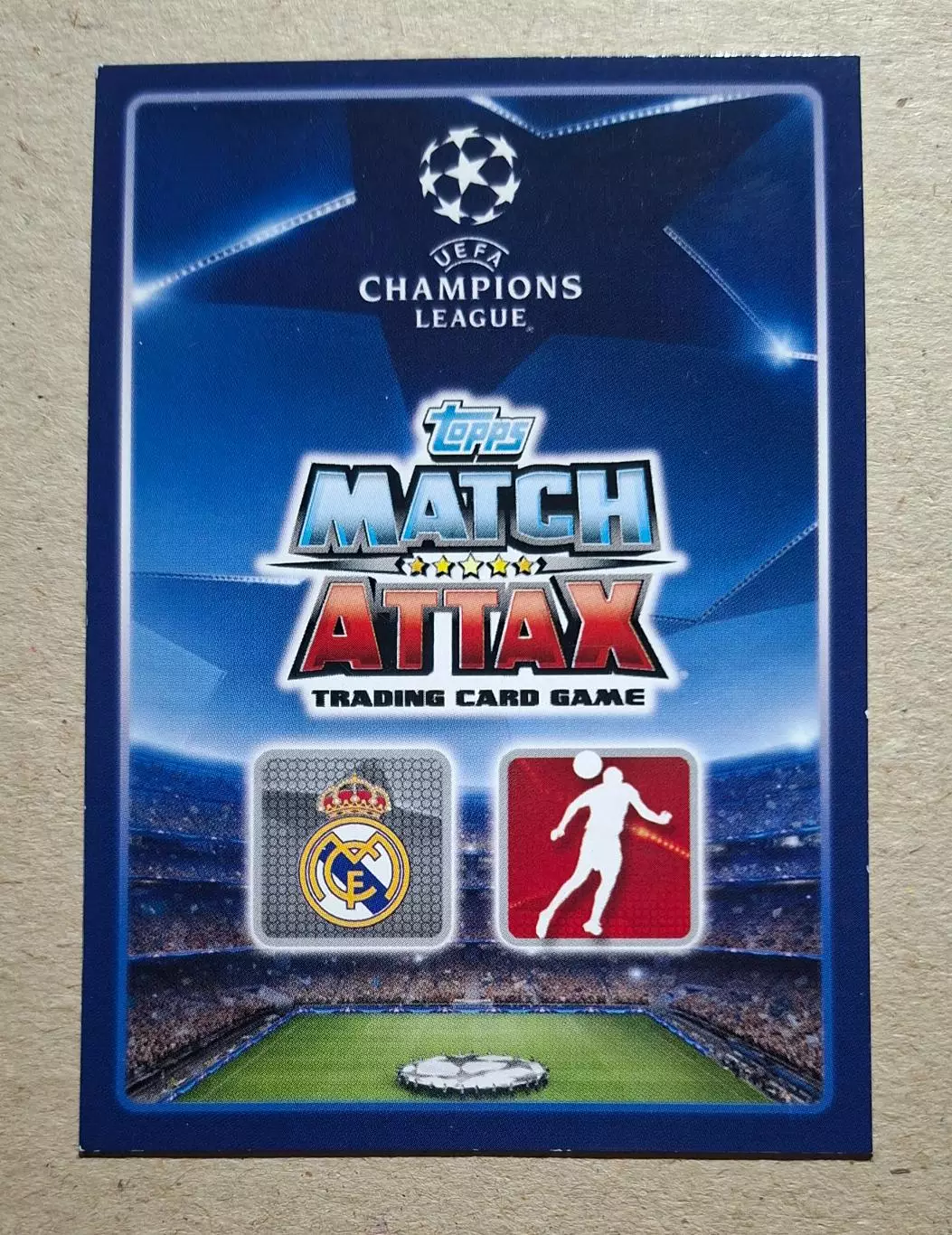 Картка Topps Varane / Варан Реал Мадрид Ліга Чемпіонів 2015/16 1
