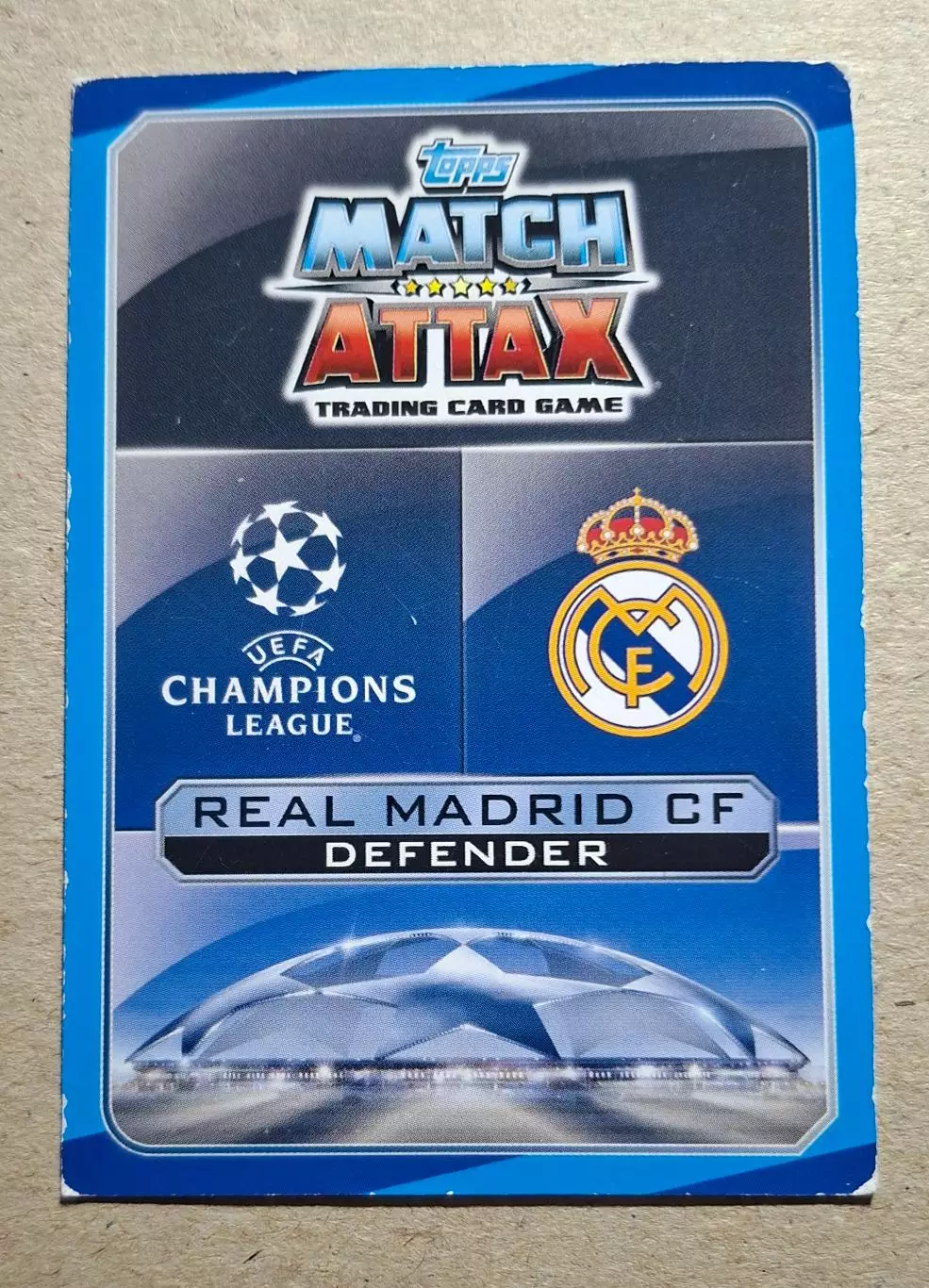 Картка Topps Varane / Варан Реал Мадрид Ліга Чемпіонів 2016/17 1