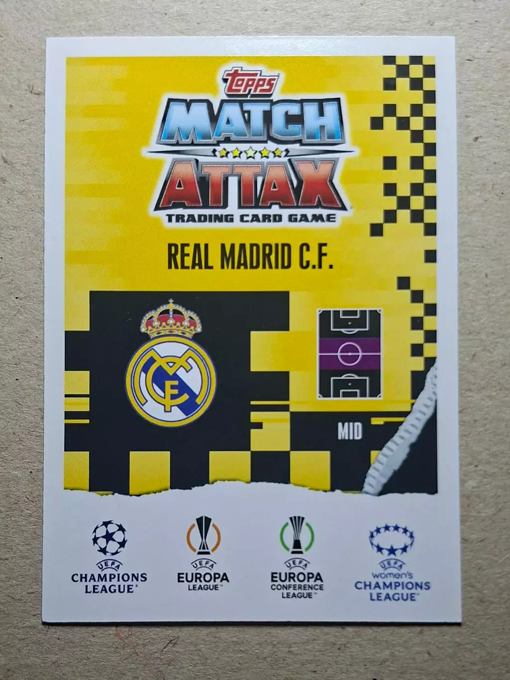 Картка Topps Tchouameni / Чуамені Реал Мадрид Ліга Чемпіонів 2023/24 (2) 1