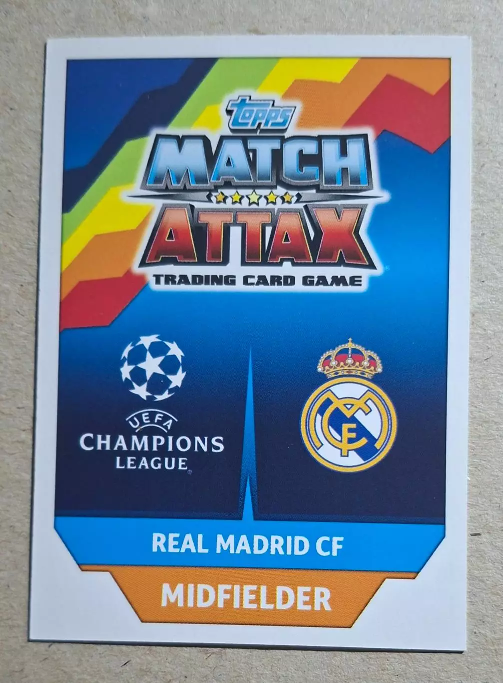 Картка Topps Asensio / Асенсіо Реал Мадрид Ліга Чемпіонів 2017/18 1