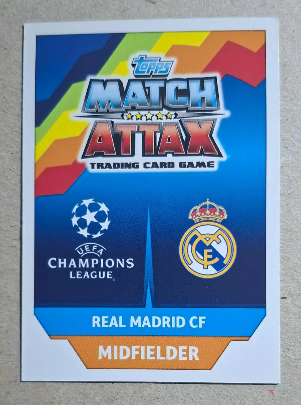 Картка Topps Asensio / Асенсіо Реал Мадрид Ліга Чемпіонів 2017/18 (2) 1