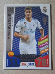 Картка Topps Asensio / Асенсіо Реал Мадрид Ліга Чемпіонів 2017/18 (2)