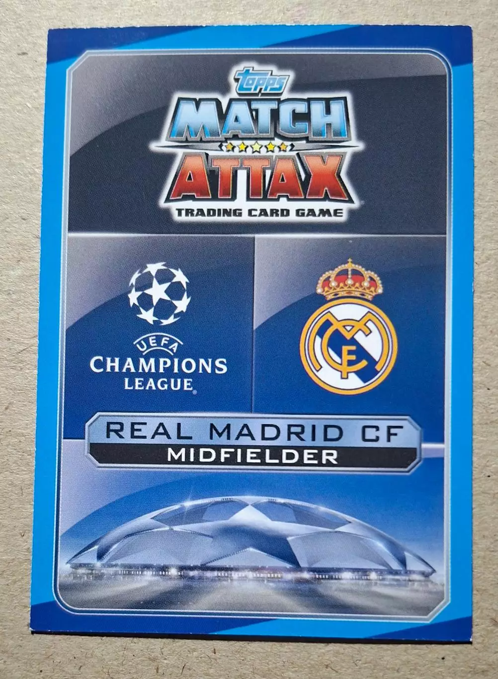 Картка Topps Isco/ Іско Реал Мадрид Ліга Чемпіонів 2016/17 1