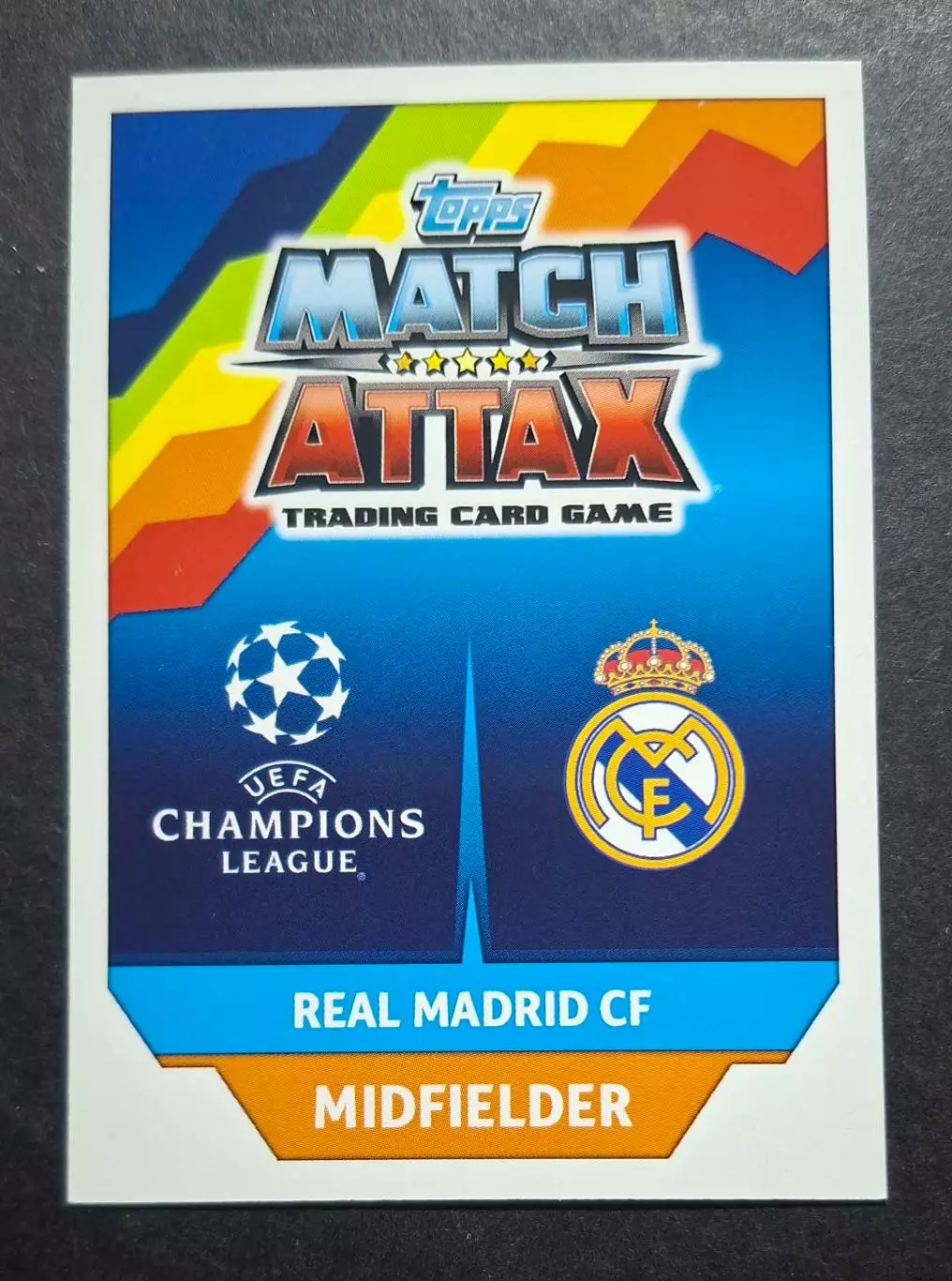 Картка Topps Isco/ Іско Реал Мадрид Ліга Чемпіонів 2017/18 1