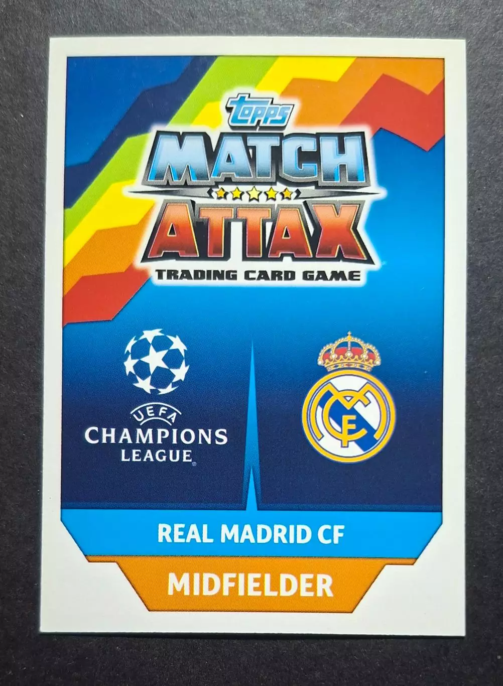 Картка Topps Isco/ Іско Реал Мадрид Ліга Чемпіонів 2017/18 1