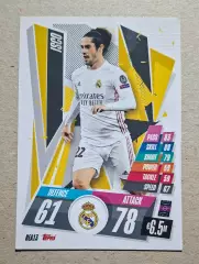 Картка Topps Isco/ Іско Реал Мадрид Ліга Чемпіонів 2020/21