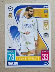 Картка Topps Nacho / Начо Реал Мадрид Ліга Чемпіонів 2021/22