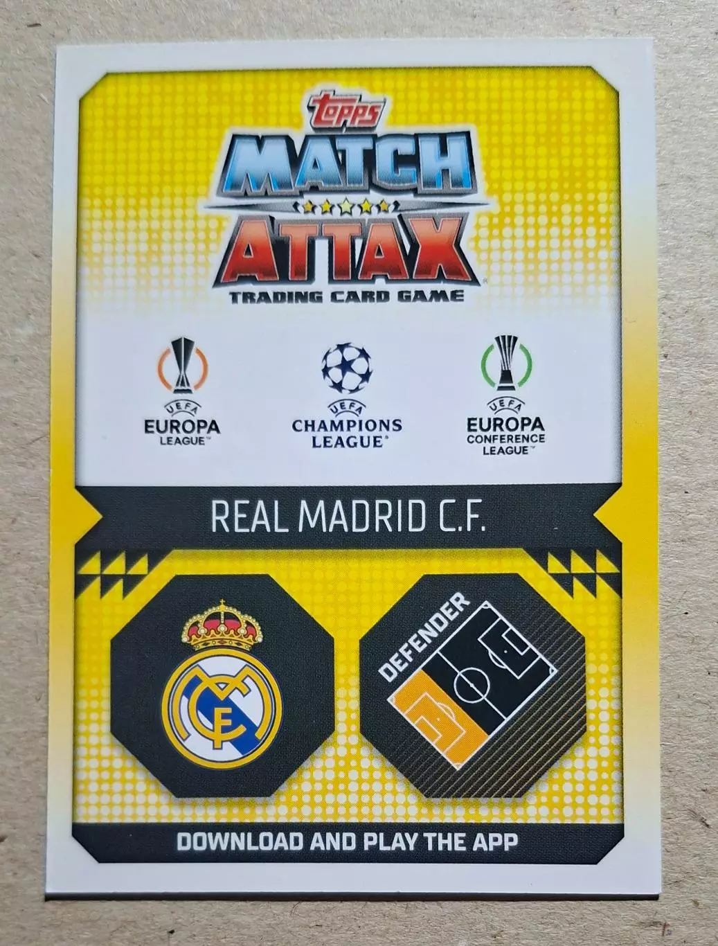 Картка Topps Nacho / Начо Реал Мадрид Ліга Чемпіонів 2022/23 1