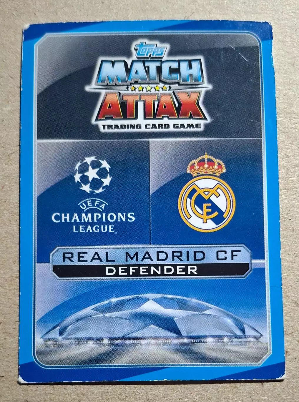 Картка Topps Карвахаль,Марсело Реал Мадрид Ліга Чемпіонів 2016/17 1