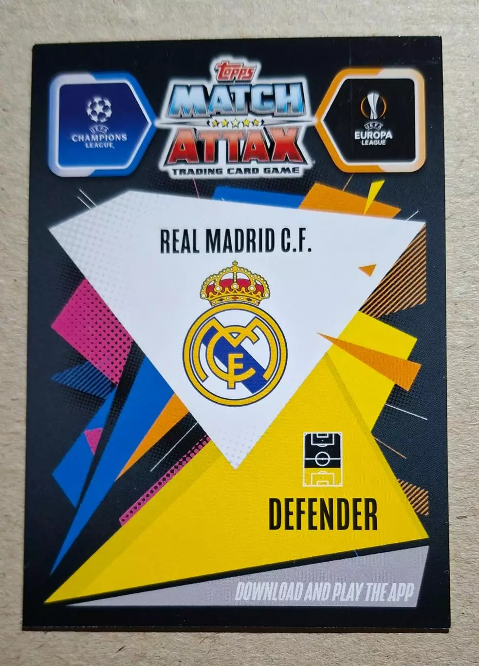 Картка Topps Odriozola / Одріосола Реал Мадрид Ліга Чемпіонів 2020/21 1