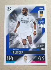 Картка Topps Rudiger/ Рюдігер Реал Мадрид Ліга Чемпіонів 2022/23